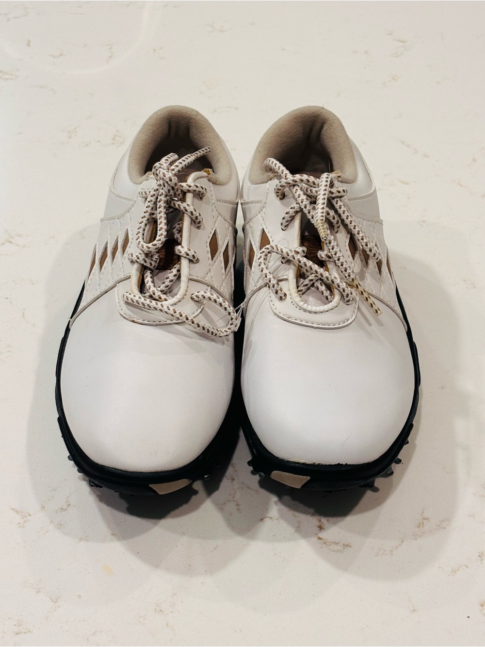 Boys/Kids size 3 Foot Joy Golf Shoes New White